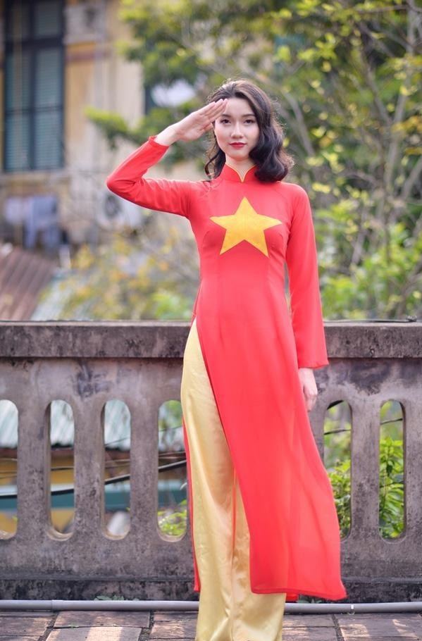 大力看越南越南國旗奧黛女孩9 / 作者:123456790 / 帖子ID:438